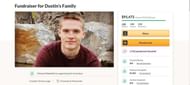The Dustin Wakefield GoFundMe Page (Image via GoFundMe)